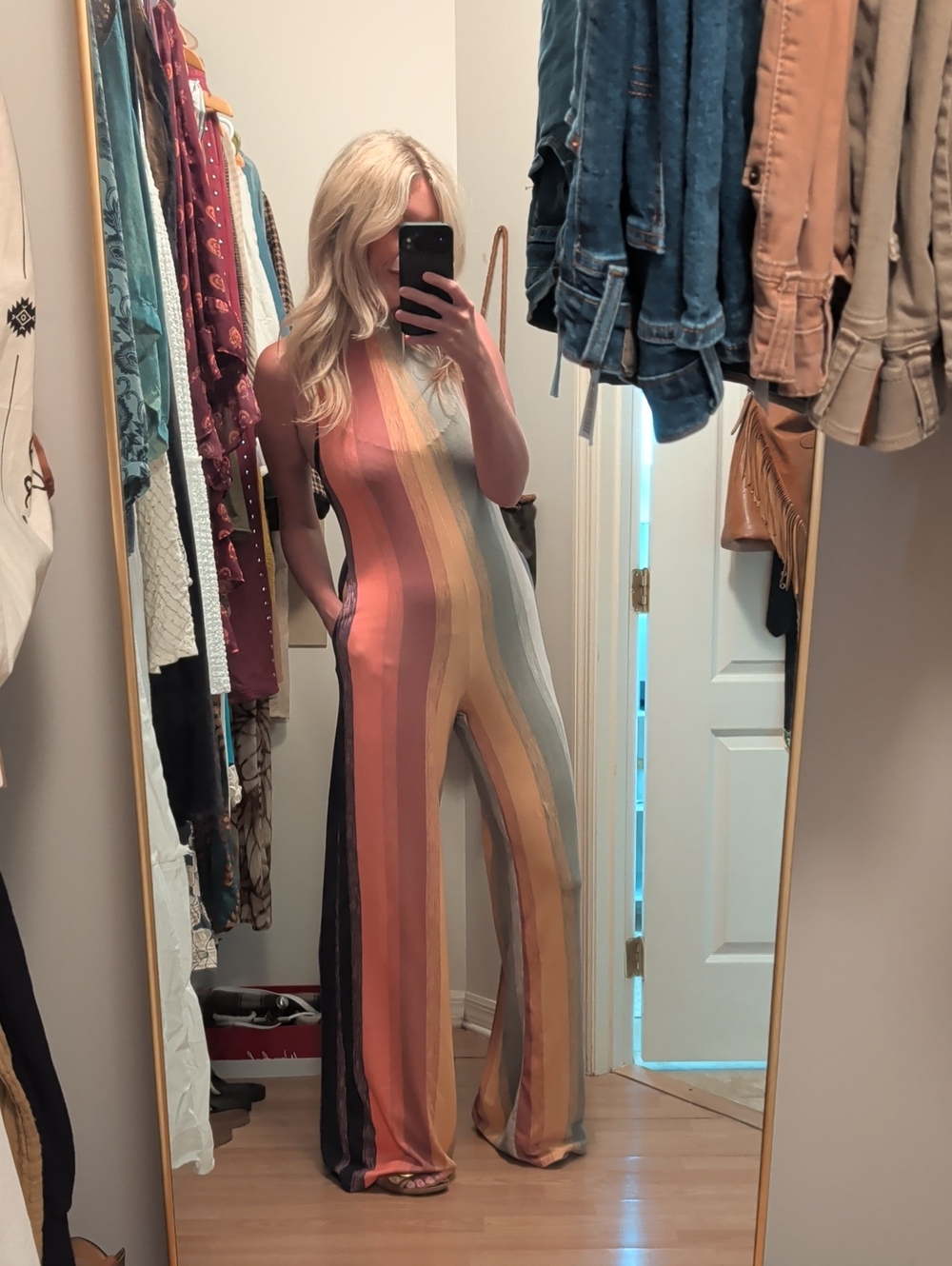 Striped Jumpsuit